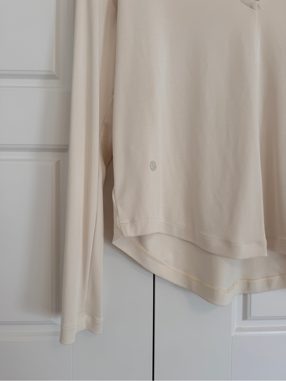lululemon athletica Softstreme Boatneck Long Sleeve Top - Cream - Picture 5 of 8